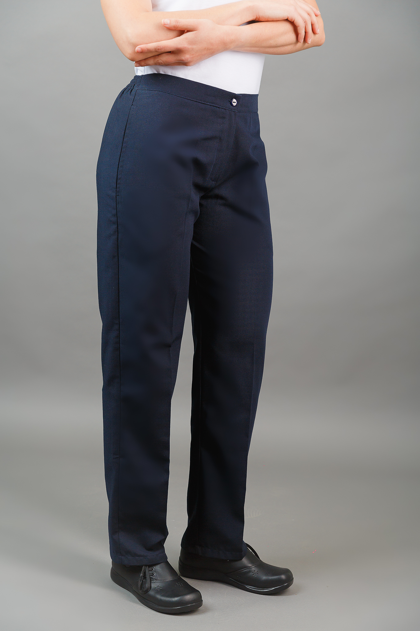 Pantalón labroral de mujer azul marino Lourdes - Uniformes de trabajo